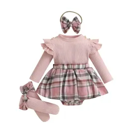 Бебешка Боди-Рокля в Розово Каре 3 в 1 Lady Pink Бебешка Боди-Рокля в Розово Каре 3 в 1 Lady Pink