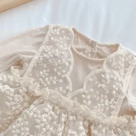 Бебешка Рокля с Дантела Nude Baby Бебешка Рокля с Дантела Nude Baby