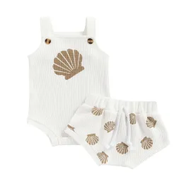 Бебешки Комплект от Вафлена Материя Clam 