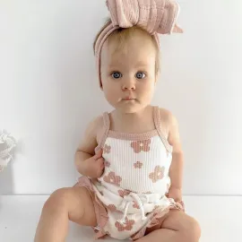 Памучен Комплект за Момиче Waffle Flowers 